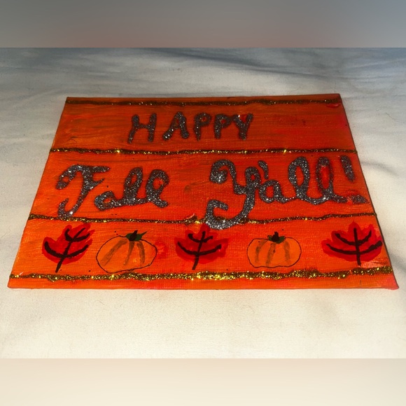 Hand Painted Fall Sign - Picture 2 of 2